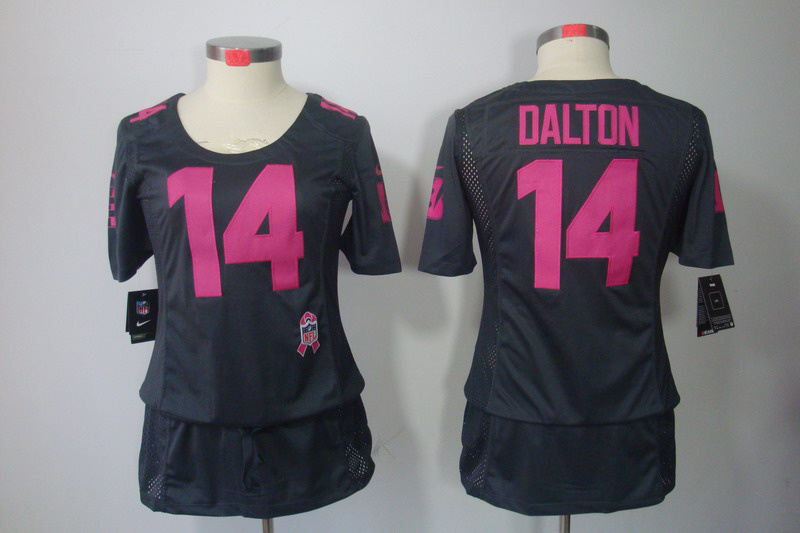 Nike Bengals 14 Dalton Grey Women Elite Skirts