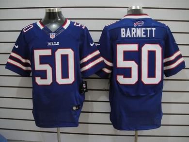 Nike Bills 50 Barnett Blue Elite Jerseys