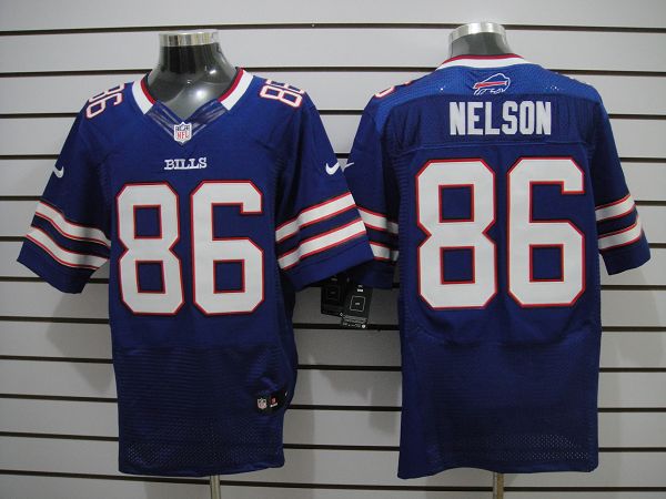 Nike Bills 86 Nelson Blue Elite Jerseys