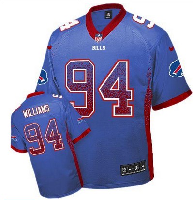 Nike Bills 94 Mario Williams Royal Blue Elite Drift Jersey