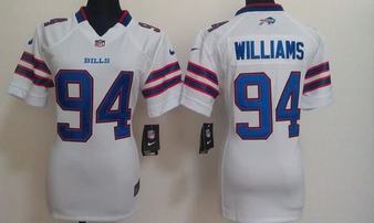 Nike Bills 94 Williams White Women Game Jerseys