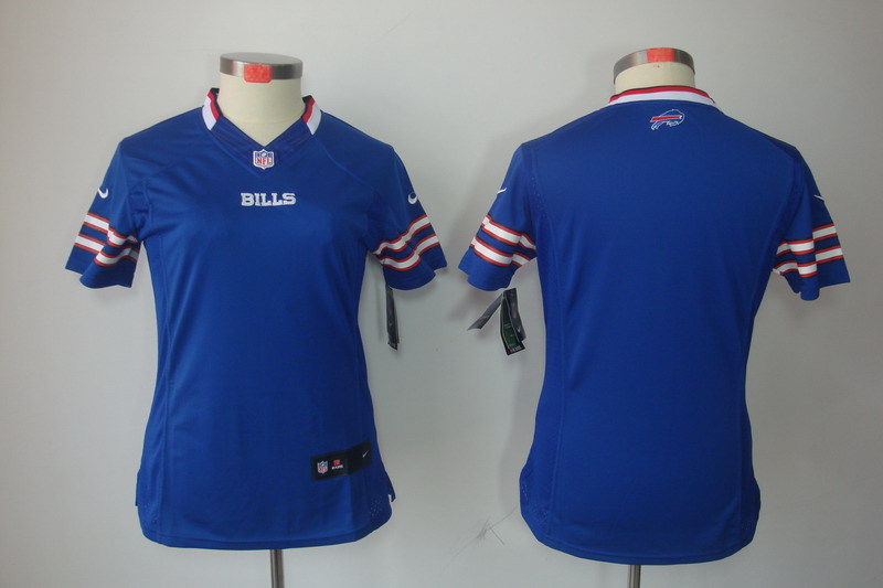 Nike Bills Blank Blue Women Limited Jerseys