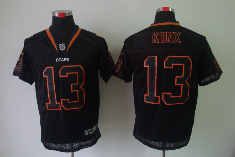 Nike Broncos 13 Konx Black Shadow Elite Jerseys