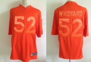 Nike Broncos 52 Woodyard Orange Drenched Limited Jerseys
