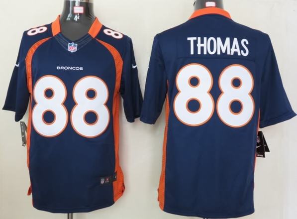 Nike Broncos 88 Thomas Blue Limited Jerseys Nike Broncos 88 Thomas Blue Limited Jerseys