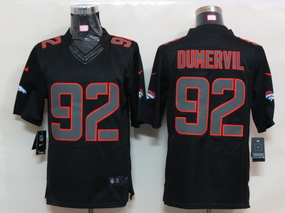 Nike Broncos 92 Dumervil Black Impact Limited Jerseys Nike Broncos 92 Dumervil Black Impact Limited Jerseys