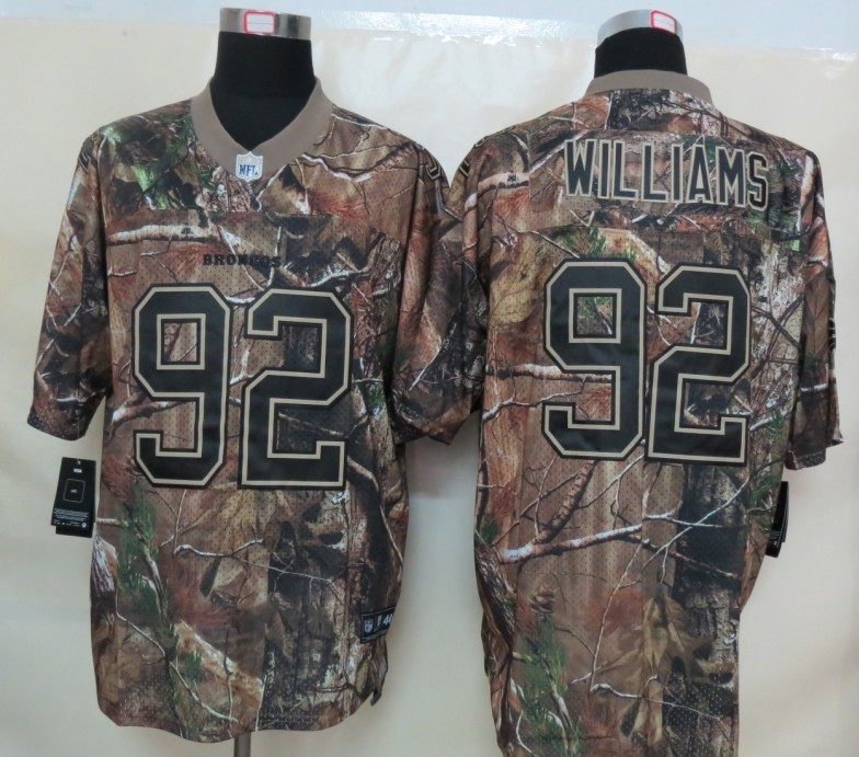 Nike Broncos 92 Williams Camo Elite Jerseys