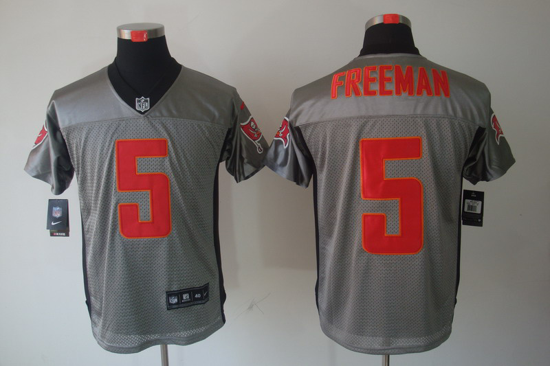 Nike Buccaneers 5 Freeman Grey Elite Jerseys