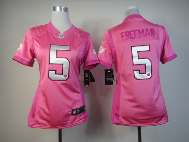 Nike Buccaneers 5 Freeman Pink Love's Women Jerseys