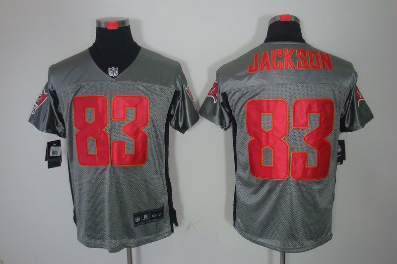 Nike Buccaneers 83 Jackson Grey Elite Jerseys