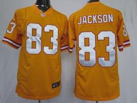 Nike Buccaneers 83 Jackson Orange Game Jerseys