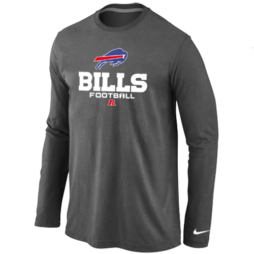 Nike Buffalo Bills Critical Victory Long Sleeve T-Shirt D.Grey