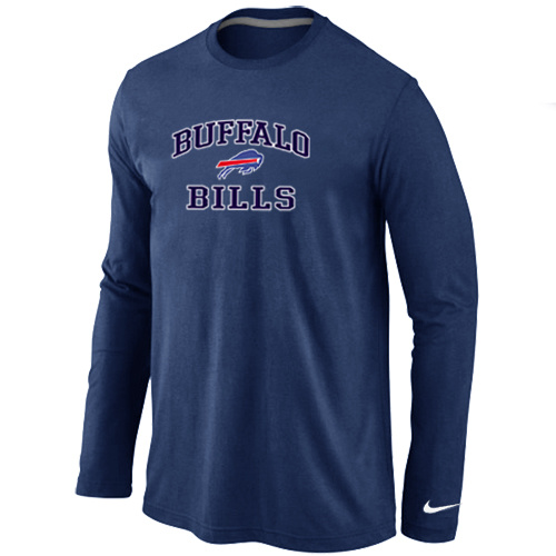 Nike Buffalo Bills Heart D.Blue Long Sleeve T-Shirt