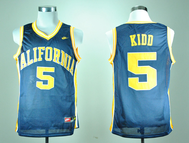 Nike California Golden Bears Jason Kidd 5 Navy Blue Jerseys