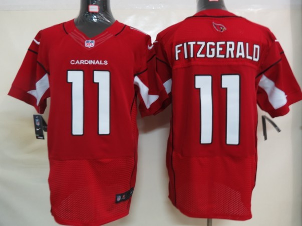 Nike Cardinals 11 Fitzgerald Red Elite Jerseys
