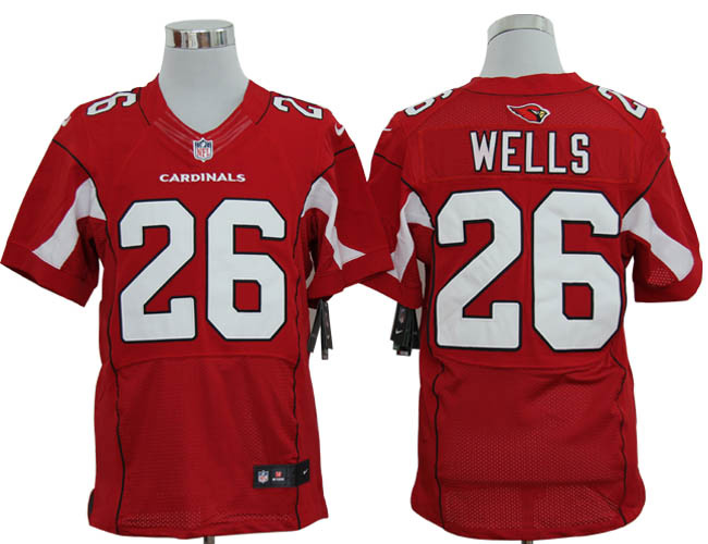 Nike Cardinals 26 Wells Red Elite Jerseys