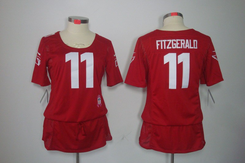 Nike Cardinals 11 Fitzgerald Red Women Elite Skirts