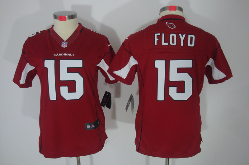 Nike Cardinals 15 Floyd Red Women Limited Jerseys