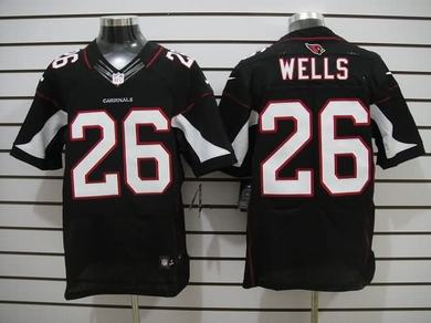 Nike Cardinals 26 Wells Black Elite Jerseys