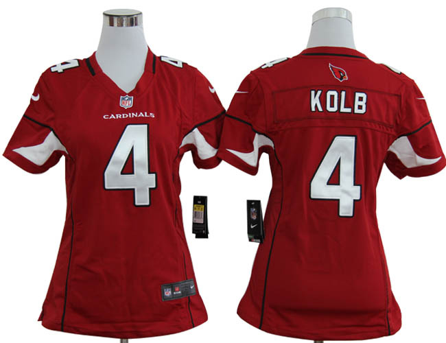Nike Cardinals 4 Kolb Red Women Game Jerseys - Click Image to Close