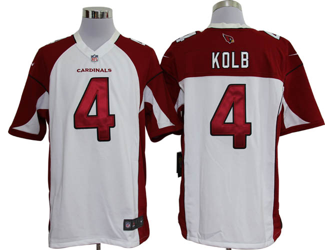 Nike Cardinals 4 Kolb white Game Jerseys
