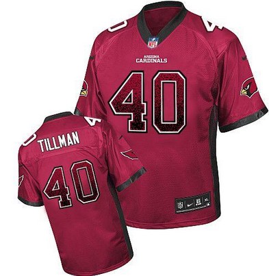 Nike Cardinals 40 Pat Tillman Red Elite Drift Jersey