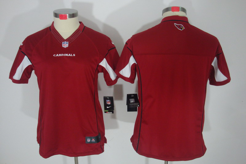 Nike Cardinals Blank Red Women Limited Jerseys