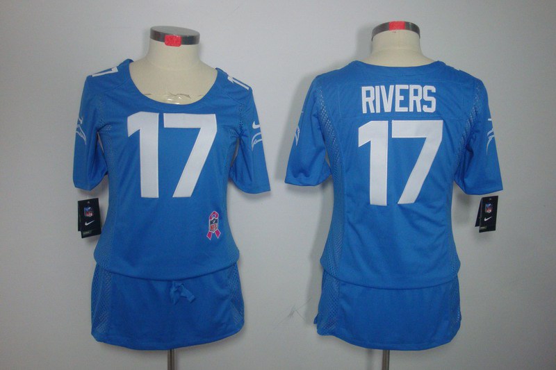 Nike Chargers 17 Rivers Blue Women Elite Skirts