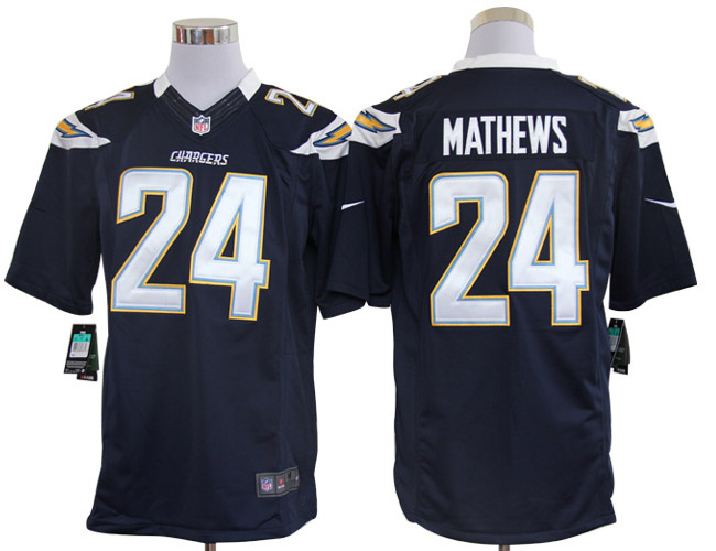 Nike Chargers 24 Mathews Dark Blue Limited Jerseys Nike Chargers 24 Mathews Dark Blue Limited Jerseys