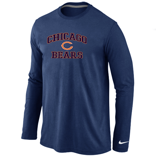 Nike Chicago Bears Heart & Soul Long Sleeve T-Shirt D.Blue
