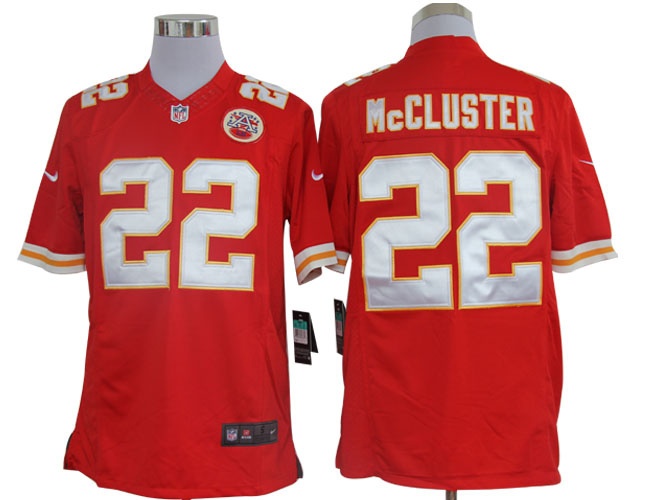 Nike Chiefs 22 Mccluster Red Limited Jerseys