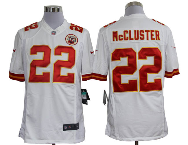 Nike Chiefs 22 Mccluster White Limited Jerseys