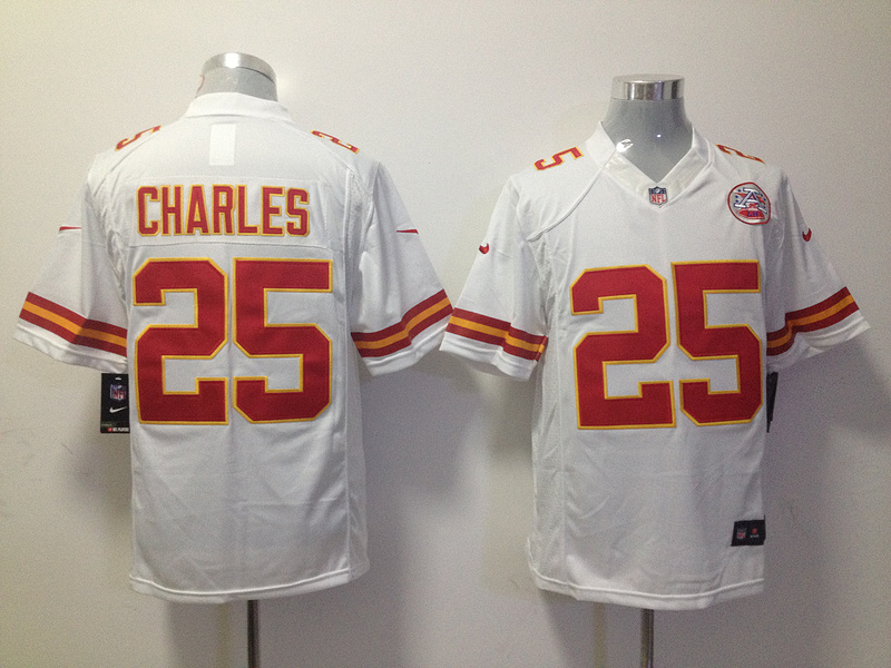 Nike Chiefs 25 Charles White Limited Jerseys