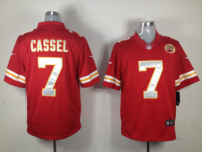 Nike Chiefs 7 Cassel Red Limited Jerseys
