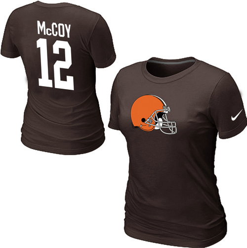 Nike Cleveland Browns Colt McCoy Name & Number Women's T-Shirt