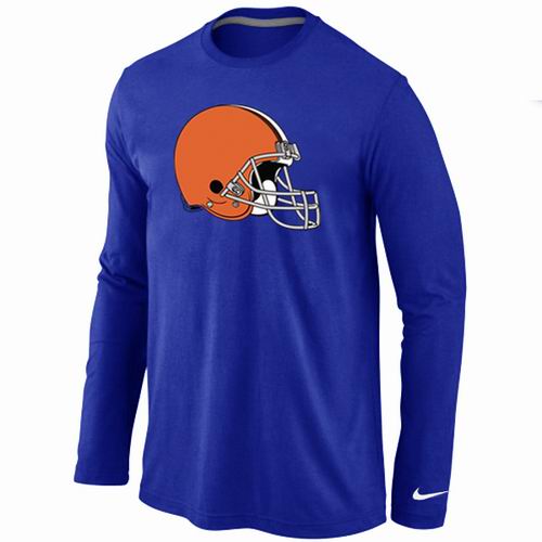 Nike Cleveland Browns Logo Long Sleeve T-Shirt BLUE