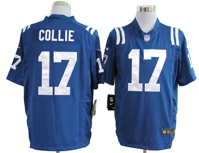 Nike Colts 17 Collie blue Game Jerseys