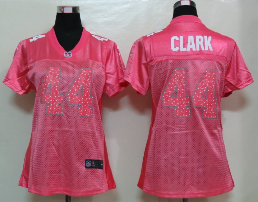 Nike Colts 44 Clark Pink Fem Fan Women Elite Jerseys
