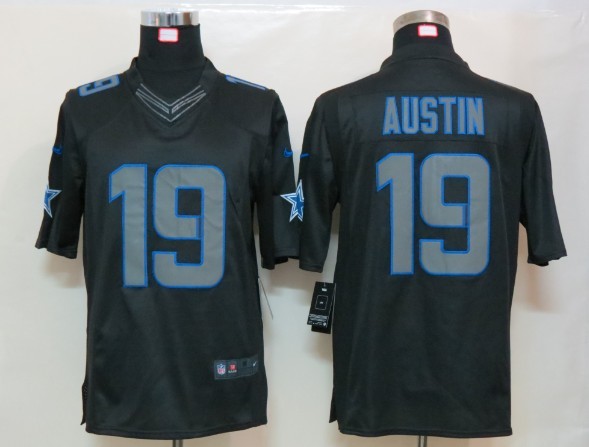 Nike Cowboys 19 Austin Black Impact Limited Jerseys