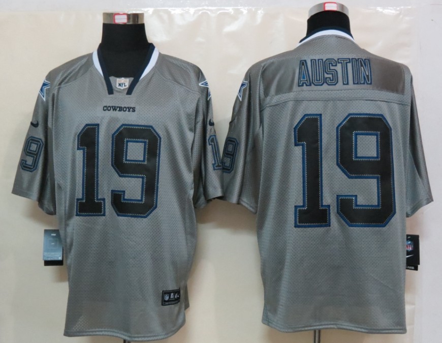 Nike Cowboys 19 Austin Lights Out Grey Elite Jerseys