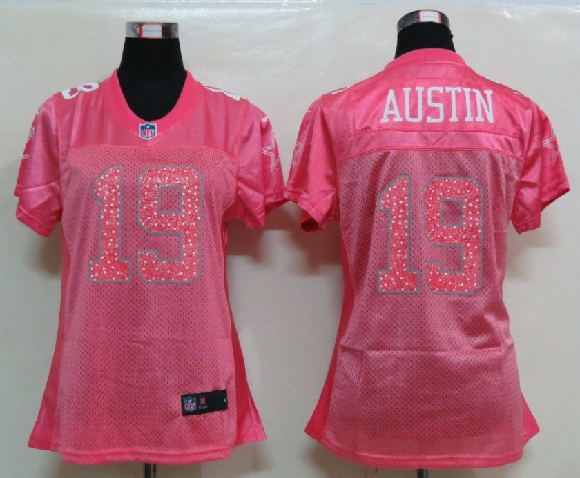Nike Cowboys 19 Austin Pink Fem Fan Women Elite Jerseys