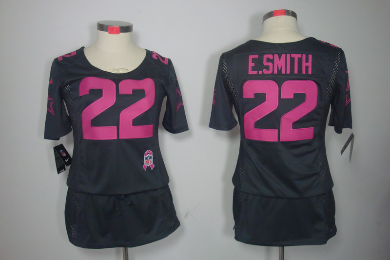Nike Cowboys 22 E.Smith Grey Women Elite Skirts