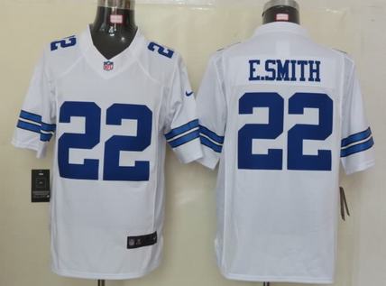 Nike Cowboys 22 E.smith White Limited Jersey Nike Cowboys 22 E.smith White Limited Jersey