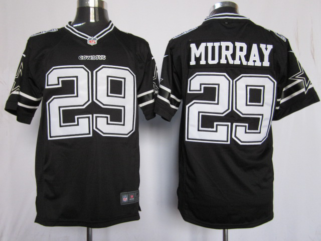Nike Cowboys 29 Murray Black Game Jerseys