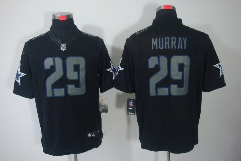 Nike Cowboys 29 Murray Black Impact Limited Jerseys