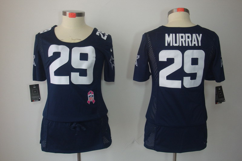 Nike Cowboys 29 Murray Blue Women Elite Skirts