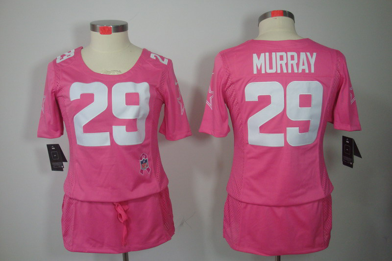 Nike Cowboys 29 Murray Pink Women Elite Skirts