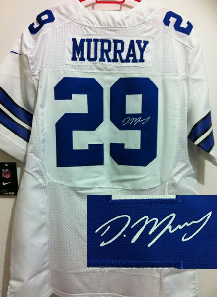 Nike Cowboys 29 Murray White Signature Edition Jerseys