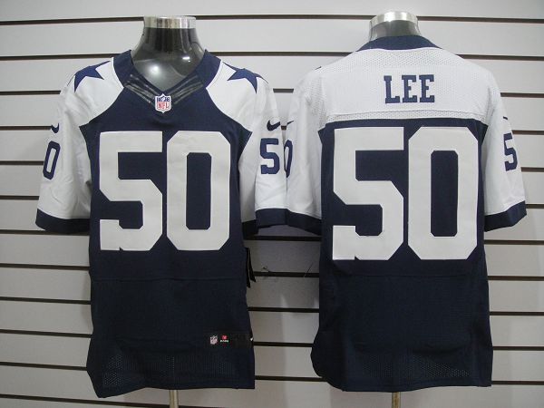 Nike Cowboys 50 Lee Blue Thankgivings Elite Jerseys