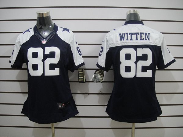 Nike Cowboys 82 Witten Blue Thanksgiving Women Limited Jerseys Nike Cowboys 82 Witten Blue Thanksgiving Women Limited Jerseys